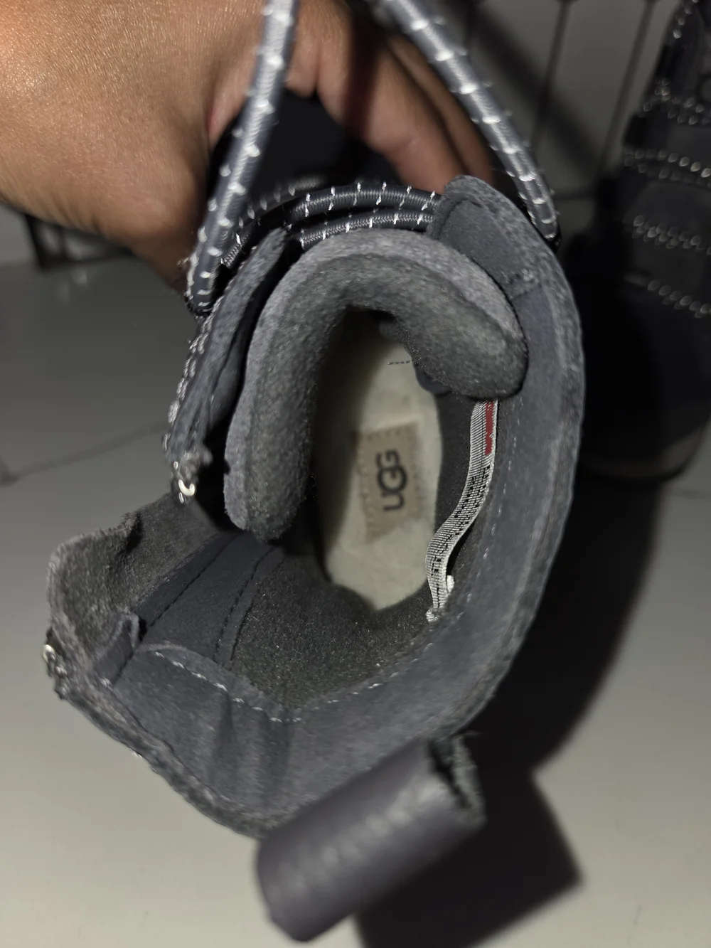 Ugg Boys Gray Winter Boots - Lightweight & Waterproof